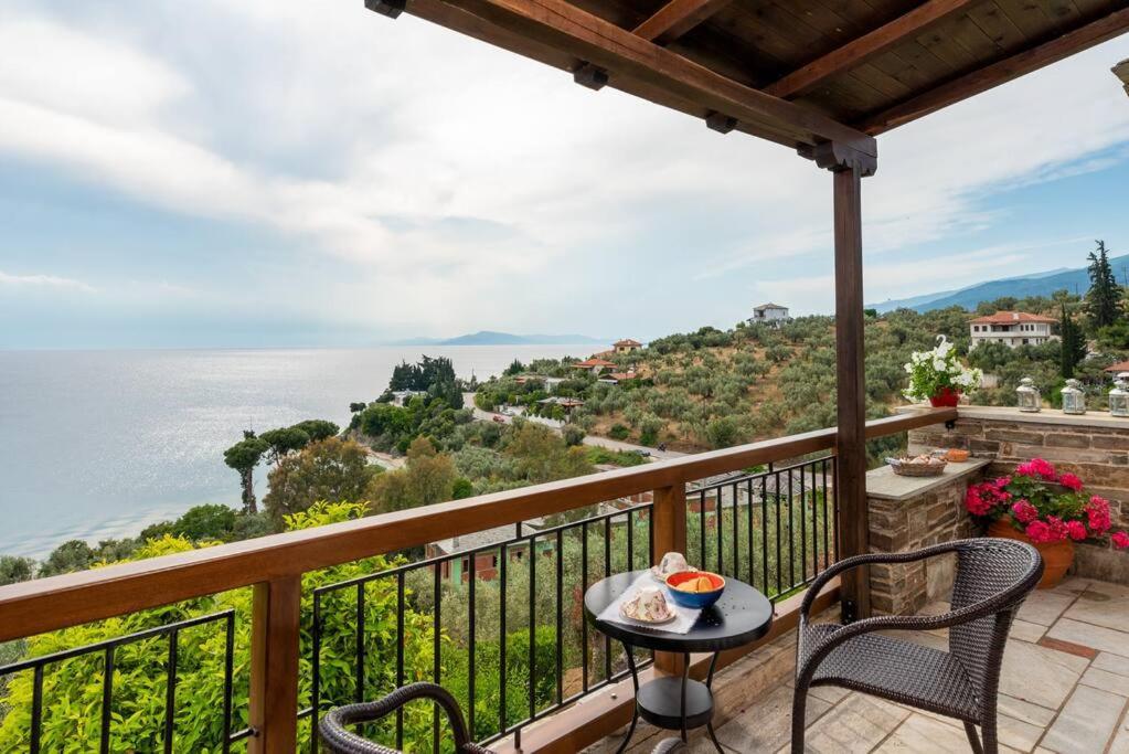 Seaside House With View Over Pagasitikos Áfissos Ngoại thất bức ảnh