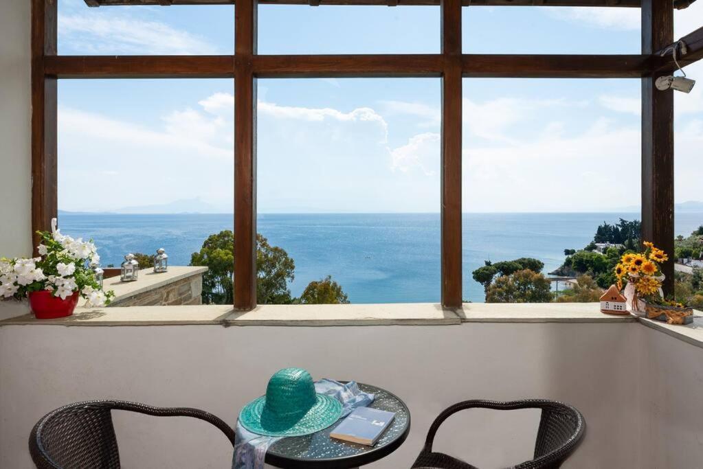 Seaside House With View Over Pagasitikos Áfissos Ngoại thất bức ảnh