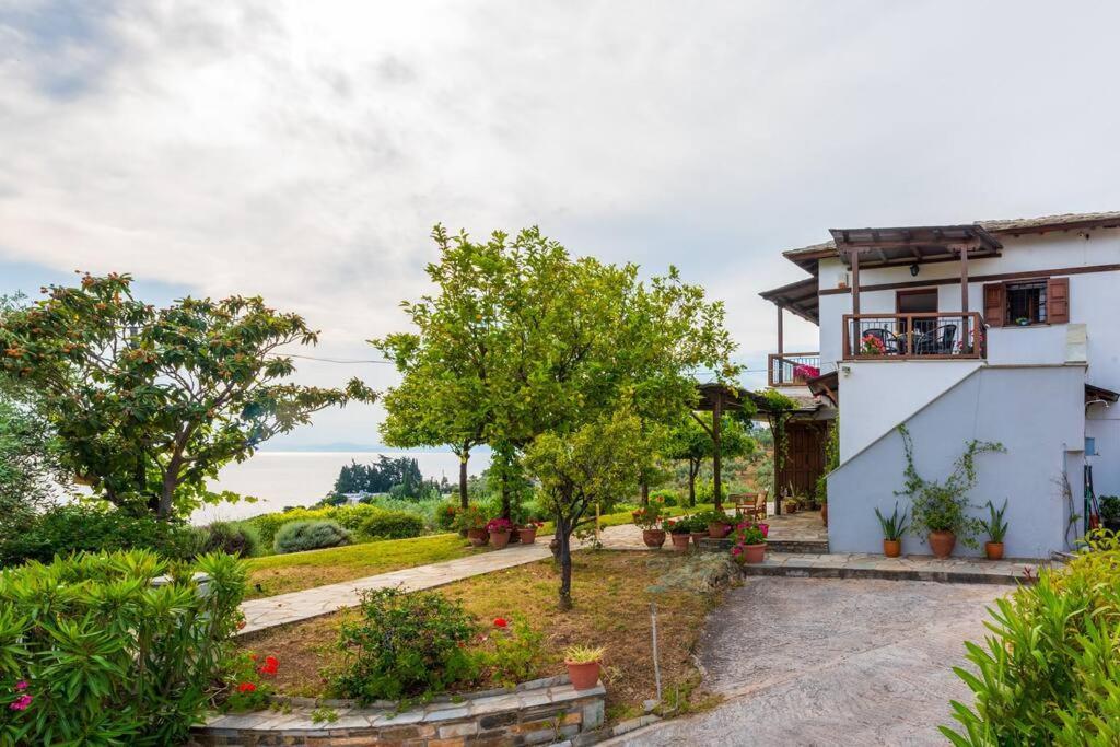 Seaside House With View Over Pagasitikos Áfissos Ngoại thất bức ảnh
